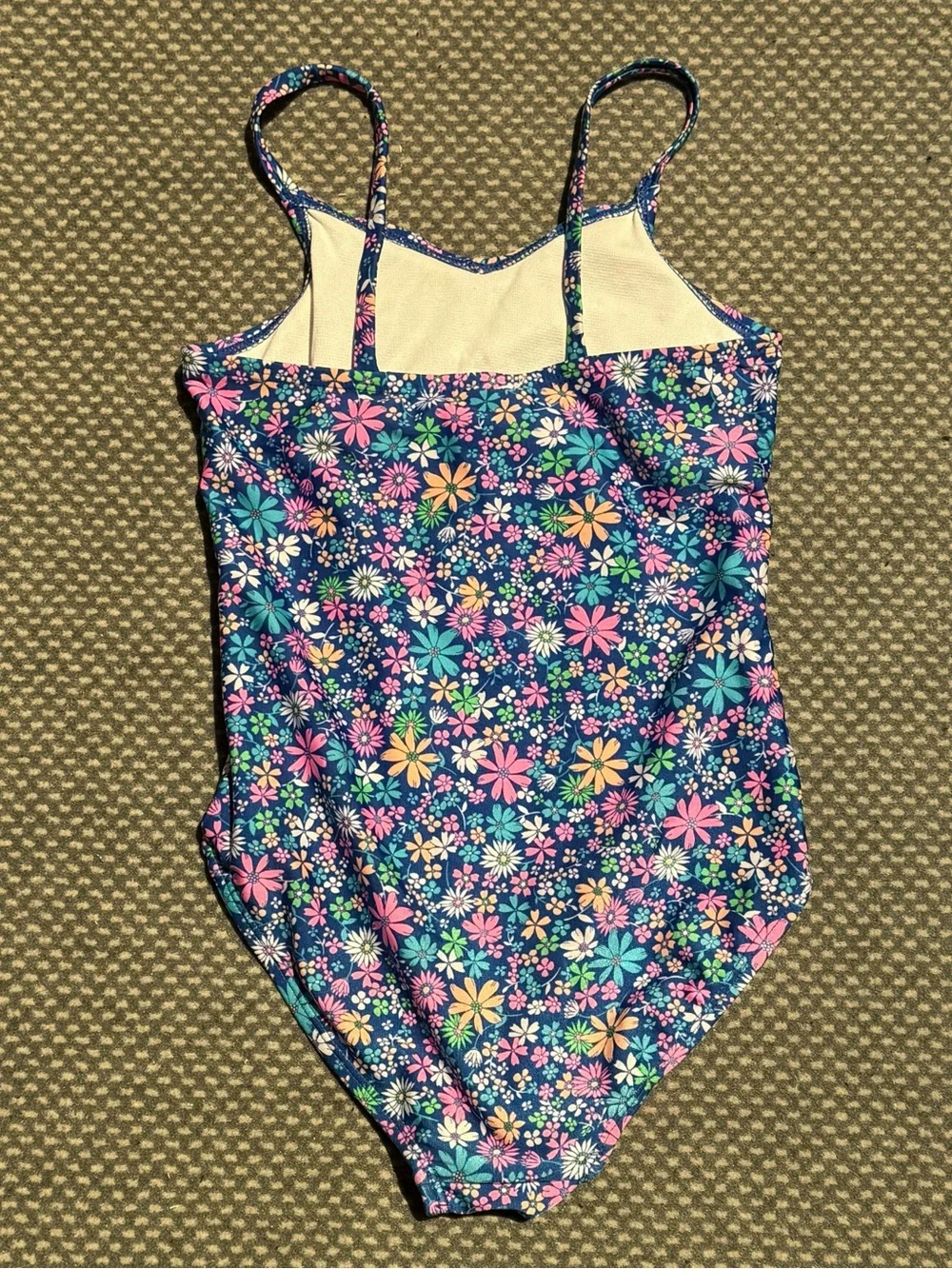 Girls Floral One-Piece Swimsuit